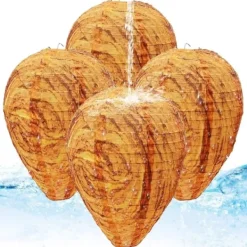 Online 4 st vattentäta getingbo-lockbeten hängande getingavskräckande medel falska tyg getingbo giftfria bi-lockbeten avskräckande medel för hem och trädgård utomhus | Fyndiq