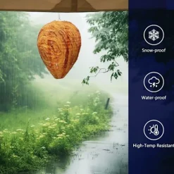 Online 4 st vattentäta getingbo-lockbeten hängande getingavskräckande medel falska tyg getingbo giftfria bi-lockbeten avskräckande medel för hem och trädgård utomhus | Fyndiq