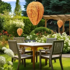 Online 4 st vattentäta getingbo-lockbeten hängande getingavskräckande medel falska tyg getingbo giftfria bi-lockbeten avskräckande medel för hem och trädgård utomhus | Fyndiq