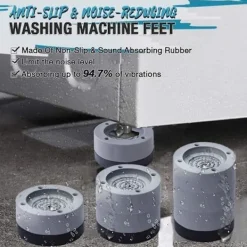 Best 4 st Vibrationsdämpare, Universell Vibrationsdämpare, Tvättmaskin