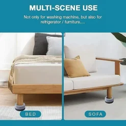 Best 4 st Vibrationsdämpare, Universell Vibrationsdämpare, Tvättmaskin