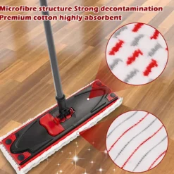 Clearance 2 st Vileda XL Mopp Refill, Vileda Mopp Refill 51x14cm, Passar Vileda Ultramax/Ultramat XL, Mikrofiber Refill för Alla Golvtyper