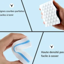 20 st vita magiska svampar - Tjocklek 25 mm, rengöringssvamp av melamin