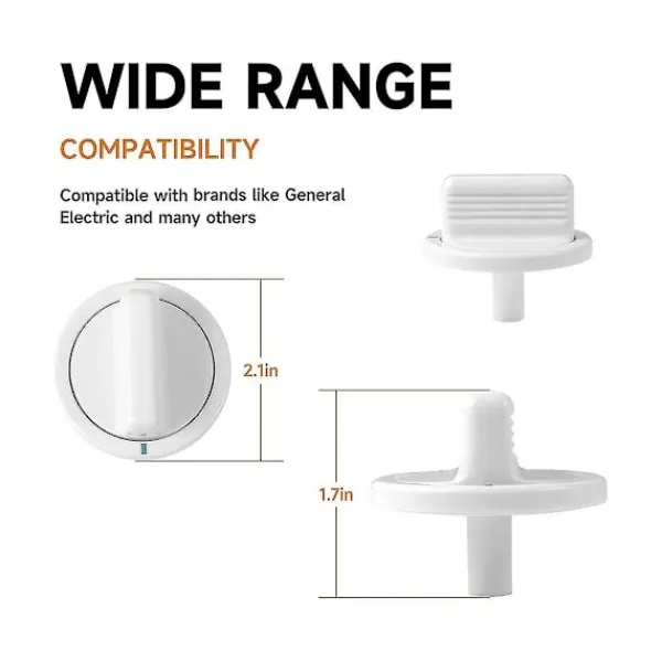 Discount 2 st WE01X10160 Timerknappar för Tvättmaskin/Torktumlare - Ersätter AP3207448 PS755794 WE01X10069 yuante