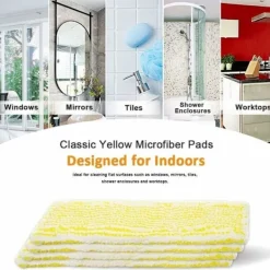 Best 4 st WV Mikrofiberdukar Tillbehör för Kärcher Fönstertvätt WV 2 Plus N, WV 2 Premium, WV 5 Plus N, WV 5 Premium, WV6 Plus