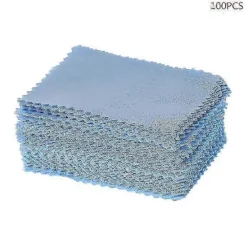 Hot 100 st/förpackning Glasduk Linsrengörare Dammborttagare Bärbara Våtservetter Non-woven Fa