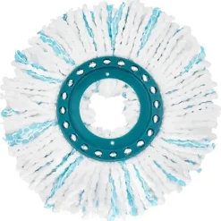 Outlet 4 st./förpackning Mopphuvud för Leifheit Twist Mopp Superabsorberande Mikrofiber Ersättning