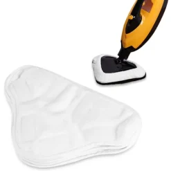 New 5 st/förpackning tvättbar mikrofiberduk golvrengöring ångmoppdynor ersättning för H2O X5‘-MM