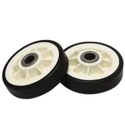 Clearance 2 STK Torktumlare D Stödrulle och Axel för 303373, 12051541, ER303373K, 303373K