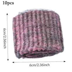 Sale 20 stålullstvålskuddar för rengöring, förindränkta grytor, effektiva rengöringskuddar, metallskursvampar, repfri utgåva