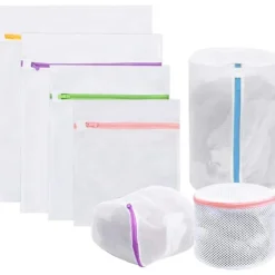 Sale 7 storlekar Maskintvättpåsar, dragkedjeförsedda tvättpåsar