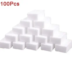 Online 100 st/paket Melaminsvamp Magisk Svamp Suddgummi För Kök Kontor Badrum Melaminsvamp Rengöringssvamp 100x60x15mm