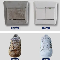 Online 100 st/paket Melaminsvamp Magisk Svamp Suddgummi För Kök Kontor Badrum Melaminsvamp Rengöringssvamp 100x60x15mm