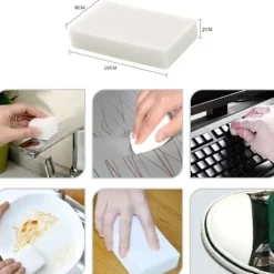 Online 50 st/parti Magisk Svamp Radergummi Multifunktionell Melaminskumrengörare 100x60x20mm 50PCS