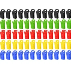 Online 60 strumpeklämmor för tvättmaskin och torktumlare, tvättklämmor med krokar, strump-set