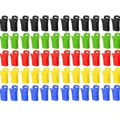 Sale DMstore 60 Strumpklämmor för Tvättmaskin och Torktumlare, Strumpklämmor med Krokar, Strump Hållare Tvättmaskin, Dir Wigslar Multicolor