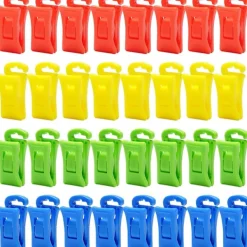 New W 40 Strumpklämmor för Tvättmaskin och Torktumlare Strump Hållare Tvättmaskin med Krokar Strumpor med Strumpklämma Direkt i Lådan [DB]