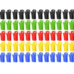 Sale 60 Strumpklämmor för Tvättmaskin och Torktumlare, Strumpklämmor med Krokar, Strumphållare Tvättmaskin, Dir