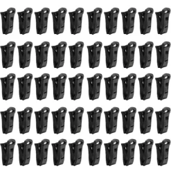 Discount 50 Strumpklämmor för Tvättmaskin och Torktumlare, Klämmor för Tvätten, Strumpklämmor, Handduksklämmor för Tvätten black