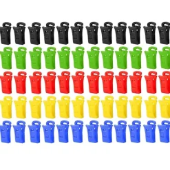 Outlet 60 Strumpklämmor för Tvättmaskin och Torktumlare, Strumpklämmor med Krokar, Strump Hållare Tvättmaskin, Dir