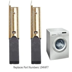 Clearance 2 st/set Kolborstinsatser för tvättmaskinmotor L94mf7 för Siemens 5x13,5