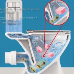 Hot 12 st/set Toalettrengöring Brusande Tablett BLÅ blue