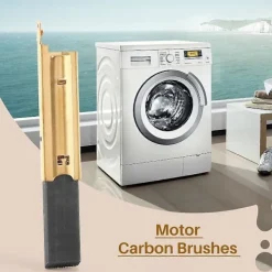 Outlet 4 st/set Tvättmaskin Motor Kolborstar Insatser L94MF7 för