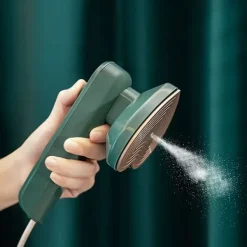 Sale 1 styck (Grön) Bärbar Mini Strykjärn, Handhållen Ånga