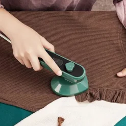 Sale 1 styck (Grön) Bärbar Mini Strykjärn, Handhållen Ånga