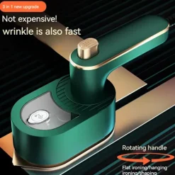 Best 1 styck (Grön) Bärbar Strykjärn, Handhållen Ångare För