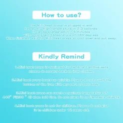 Clearance 1 Styck Mini Värmepress för Barn T-shirts Skor Kepsar Liten Värme T