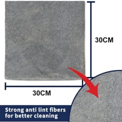 7 stycken 30*30cm magiska dukar för fönsterputsning, vatten