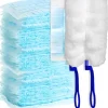Clearance BästaGåva 50 stycken dammvippor, dammtrasor, refill-paket för Swiffer, mikrofiber dammvippa med 2 handtag för damm smuts bil
