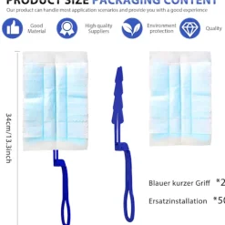 Clearance BästaGåva 50 stycken dammvippor, dammtrasor, refill-paket för Swiffer, mikrofiber dammvippa med 2 handtag för damm smuts bil