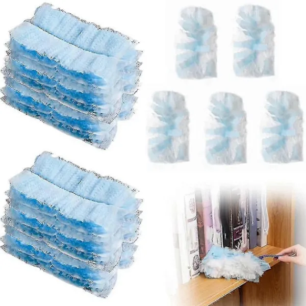 YUJDA 30 stycken dammvippor, engångsdammvippor kompatibla med Swiffer dammvippa - Produktkod 21003