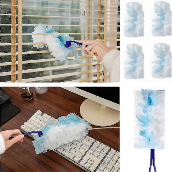 YUJDA 30 stycken dammvippor, engångsdammvippor kompatibla med Swiffer dammvippa - Produktkod 21003