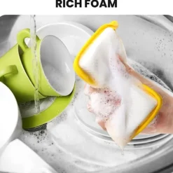 Discount 10 stycken disksvampar, dubbelsidig köksduk, multifunktionssvamp, diskrengöringsmatta, köksdiskrengöringsverktyg 10pcs