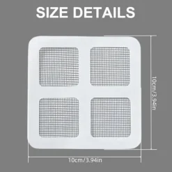 Best 100 Stycken Dusch Hårfångare Hårda Träningsdekaler Hår Avloppsdekaler Avlopp Hårfångare, Fyrkantiga Golvbrunnsdekaler