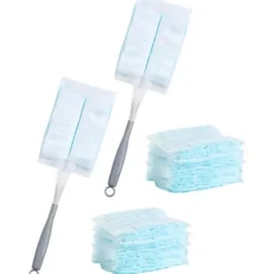 Discount OCEAN 20 stycken engångsdammningsverktyg Elektrostatisk dammvippa för rumstädning med 2 handtag för dammning av flera ytor i hemmet, tak och möbler