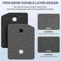 Online GIFT OF G 4 stycken filter Kompatibla med Miele T1-serien torktumlare 9164761 reservdel torktumlare fin/grov 207 x 157 x 30 mm tumbl