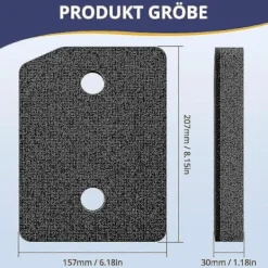 Online GIFT OF G 4 stycken filter Kompatibla med Miele T1-serien torktumlare 9164761 reservdel torktumlare fin/grov 207 x 157 x 30 mm tumbl