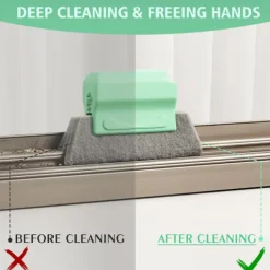 Outlet 3 stycken fönsterremsrengöringsborstar och fönsterrengöringsverktyg