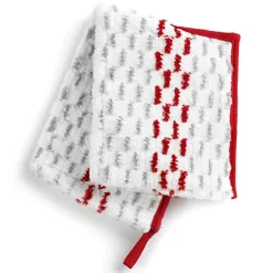 Outlet ATELA 2 stycken för att passa O-ceder mopphuvud röd Mikrofiber roterande ersättningsmoppduk