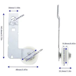 Online 2 Stycken för W10837240 Torktumlare Spännrulle med Fäste, för 279640 W10118756 W10547290 PS11726337 3387372 3388674, W101187555