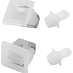 DMstore 4 stycken lämpliga för 306436 279570 torktumlare dörrlås kit, lämplig för torktumlare White