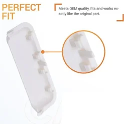 Outlet 4 stycken Passar för W10861225 W10714516 Torktumlare Dörrhandtag Ersättningsdelar Ersättning AP