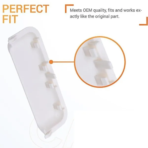 Outlet 4 stycken Passar för W10861225 W10714516 Torktumlare Dörrhandtag Ersättningsdelar Ersättning AP