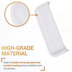 Outlet 4 stycken Passar för W10861225 W10714516 Torktumlare Dörrhandtag Ersättningsdelar Ersättning AP