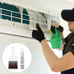 New D 2 stycken rengöringsborstar, kylskåpsrengörare, lamellar kam för värmepumpstork, torktumlare, rengöringsborste, lamellerengörare, luftkonitioneringsrengörare | Fyniq