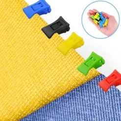 Best 50 Stycken Sock KlämmorSock Klämmor för Tvättmaskin och Torktumlare Sock Klämmor med Hängande KrokarMultifunktionell Sock Klämma Kläder